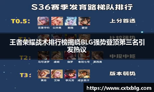 王者荣耀战术排行榜揭晓BLG强势登顶第三名引发热议