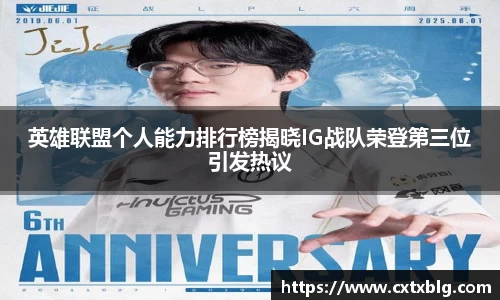 英雄联盟个人能力排行榜揭晓IG战队荣登第三位引发热议