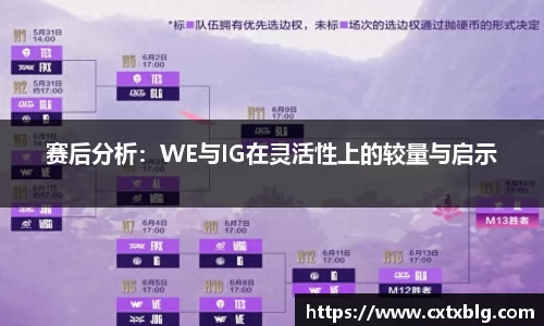 赛后分析：WE与IG在灵活性上的较量与启示